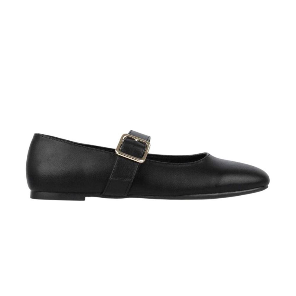Miso Womens/Ladies Flat Mary Janes / Black